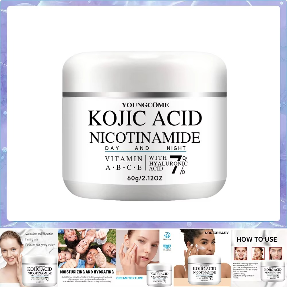 Kojic Acid Face Cream Collagen Cream Face Cream Remove Dark Spots Face Care Moisturizing Anti-Aging Firming Skin Care Cosmetics