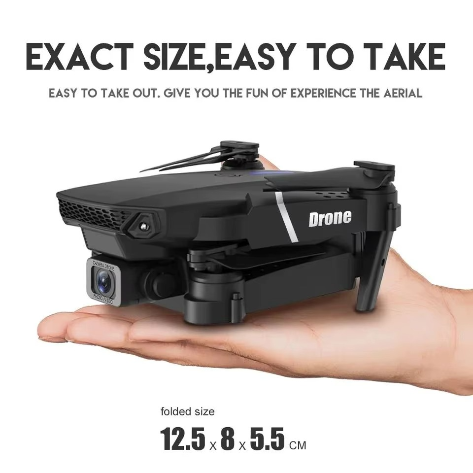 New E88 Pro WIFI FPV Drone Wide Angle HD 4K 1080P Camera Height Hold RC Foldable Quadcopter Dron Helicopter