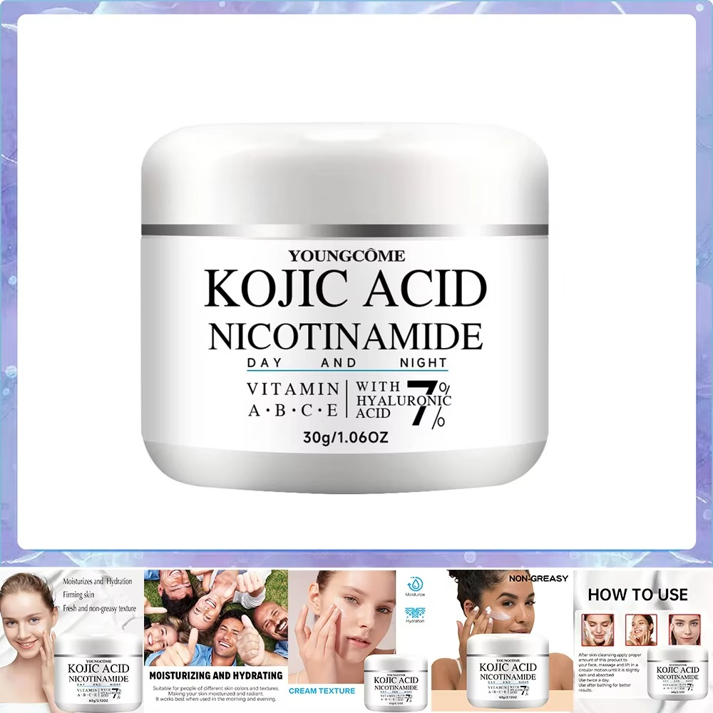 Kojic Acid Face Cream Collagen Cream Face Cream Remove Dark Spots Face Care Moisturizing Anti-Aging Firming Skin Care Cosmetics
