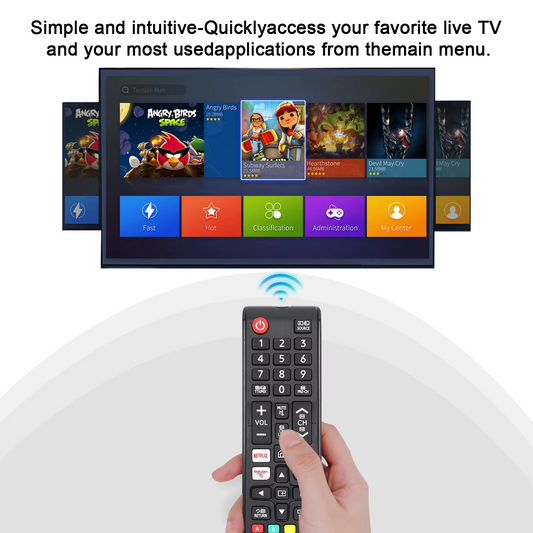 Universal Remote for All Samsung TV Remote BN59-01315J Replacement for All Samsung LCD LED HDTV 3D Smart TVs with Hulu Netflix